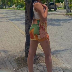 Colorful summer skirt